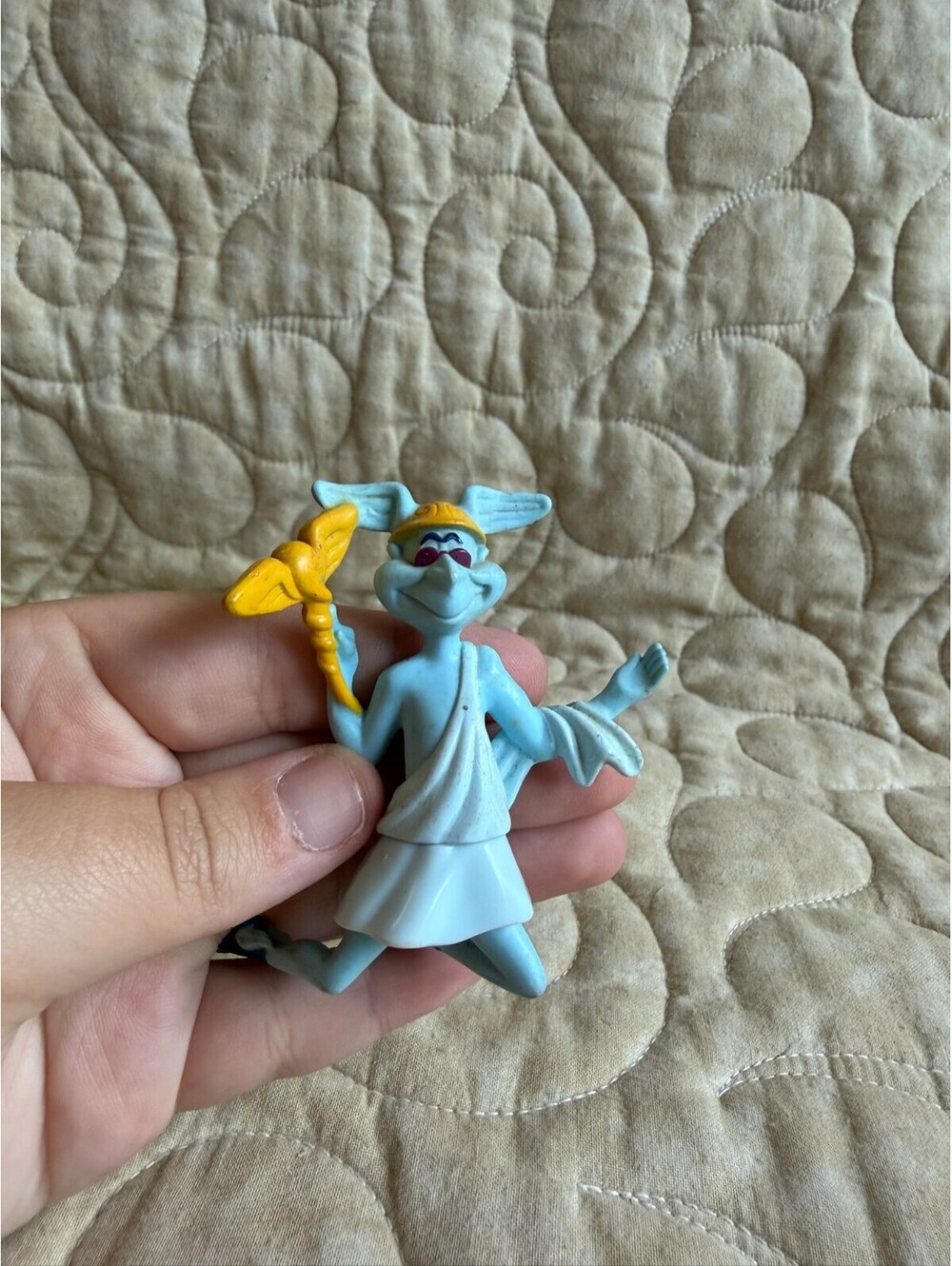 Vintage Disneys Hercules Hermes Action Figure McDonald's 1996